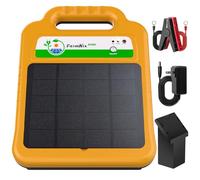 FarmNix Solar Pastor Electrico, 16KM cerca eléctrica Controlador 0.2J / 8KV