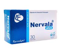 Farmolab Nervala Plus 30 Cápsulas - Suplemento Avanzado para el Sistema Nervioso con Ácido Alfa-Lipoico (600mg), L-Acetilcarnitina y Citidina - Apoyo en Neuropatías y Regeneración Nerviosa