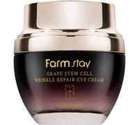 FarmStay Grape Stem Cell Crema antiedad reparadora de arrugas para el contorno de ojos 50mL