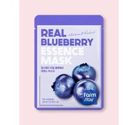 Farmstay Mascarilla de tela con extracto de arándanos Real Blueberry Essence Mask - 23 ml / 1 ud