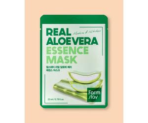Farmstay Mascarilla facial de tela Real Aloe Vera Essence Mask - 23 ml / 1 ud