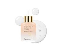 Farmstay Rice & Bifida Glowing Serum, Dark Spot Remover Correcting for Face with Niacinamide, for Women & Men, Korean Skin Care, 1.18 oz