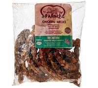 Farmz Pescuezos de Pollo para Perros - Snack para Perros Extra Crujiente - Alimento Complementario para Perros - Sin Colorantes ni Aromas Añadidos - Hecho en la UE - Pack 250g - Duvo+