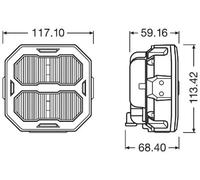 Faro adicional de halógeno atornillado LEDPWL101-UW OSRAM