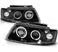 Faro Angel Eyes LED Para VW Passat 3B 96-00 Negro Tuning Tec Izq/Derecha