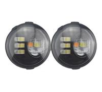 Faro antiniebla Compatible Con Nissan Para Versa 2007-2012 Para Rogue 2011-2013 OEM 26150-8990B Conjunto Luces Antiniebla Lámpara Circulación Diurna Coche DRL(Yellow)