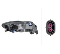 Faro antiniebla halógeno derecha LED 1ND 012 996-021 HELLA para SEAT LEON