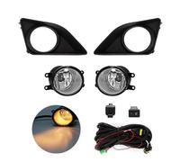 Faro Antiniebla para Corolla para Altis 2008 2009 2010 Luz Conducción Automática Luz Diurna Halógena LED Luz Diurna Lámpara Antiniebla Angel Eyes Antiniebla Delantero(Halogen Set)