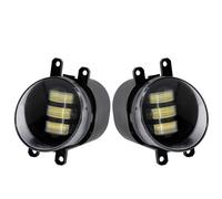 Faro Antiniebla para Toyota para Tundra para C-HR para Sienna para Solara para Avalon Luz Antiniebla 30W 8000LM Lámpara Antiniebla LED para Automóvil 12V Antiniebla Delantero(P-White)