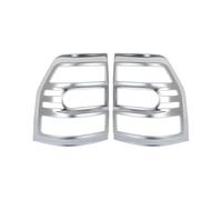 Faro Antiniebla Rejilla Cubierta PARA Pajero PARA V93 PARA V97 2007-2020 1 Par Modificación Exterior Embellecedor Luz Trasera Marco Decorativo Cubierta Luz Trasera Coche Faro Rejilla(Silver)