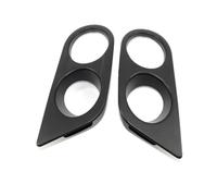 Faro Antiniebla Rejilla PARA E46 PARA M3 2001-2006 Parrilla Del PARAchoques Delantero Del Coche Cubierta Luz Antiniebla Embellecedor Rejilla Malla Nido Abeja Faro Antiniebla Cubrir(1 Pair Matte black)