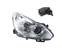 Faro Apto para Opel Corsa D 07 / 2006-12/2010 H7 H1 Derecho Con Servomotor