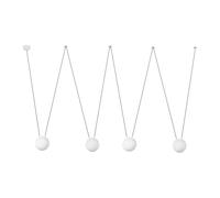 Faro Barcelona 28375-4L - MINE GLASS SPACE 4L Colgante blanco