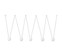 Faro Barcelona 28375-5L - MINE GLASS SPACE 5L Colgante blanco