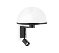 FARO BARCELONA 29911 - DOME Aplique negro con lector LED