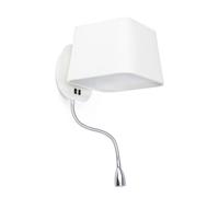 Faro Barcelona 29950 - SWEET Aplique blanco con lector