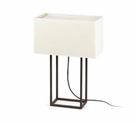 Lampara sobremesa Faro Barcelona Vesper 29985 Marron/Beige