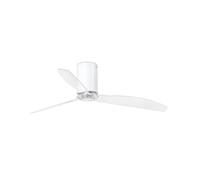 Faro Barcelona 32038 - MINI TUBE FAN Ventilador de techo blanco, transparente con motor DC