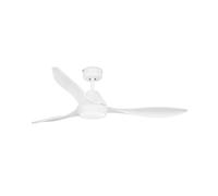 FARO BARCELONA 33346 - POLARIS Ventilador de techo con luz LED, Blanco con motor DC