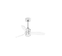 Faro Barcelona 33426-9- JUST FAN LED Ventilador de techo cromo/transparente 81cm
