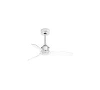 FARO BARCELONA 33426 - Just Fan Ventilador de Techo Cromo/Transparente 81cm
