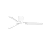 FARO BARCELONA 33471N - PEMBA Ventilador de techo sin luz blanco con motor DC 3 palas reversibles (la luz es opcional)