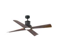 Faro Barcelona 33481-7- WINCHE LED Ventilador de techo marron con motor DC