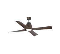 Faro Barcelona 33490-16- TYPHOON LED Ventilador de techo marrón con motor DC