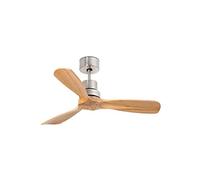 FARO BARCELONA 33509DC - MINI LANTAU Ventilador de techo níquel mate/pino con motor DC