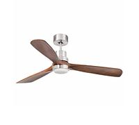 FARO BARCELONA 33518DC - LANTAU LED Ventilador de techo níquel mate con motor DC