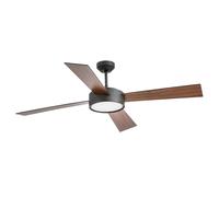 FARO BARCELONA 33725 - HYDRA LED Ventilador de techo negro con motor DC