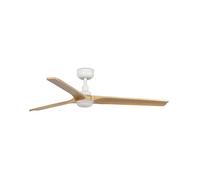 FARO BARCELONA 33810-1TW - HEYWOOD L LED Ventilador blanco/madera clara DC