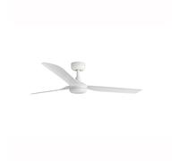 FARO BARCELONA 33814 - PUNT Ventilador de techo blanco sin luz con motor DC