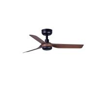FARO BARCELONA 33823 - MINI PUNT S Ventilador negro/madera oscura DC