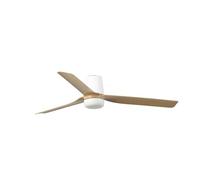 FARO BARCELONA 33829-1TW - PUNT TUB M LED Ventilador blanco/madera clara DC