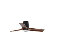 FARO BARCELONA 338371S - HEYWOOD TUB LED S Ventilador negro/nogal 10W SWT