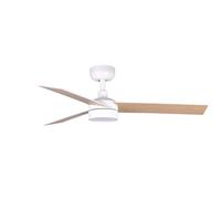 FARO BARCELONA 34295-1TW - RUDDER S LED Ventilador blanco/fresno