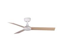 FARO BARCELONA 34295 - RUDDER S Ventilador blanco/fresno