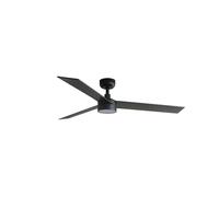 FARO BARCELONA 34298-1TW - RUDDER L LED Ventilador negro/nogal