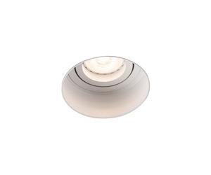 Faro Barcelona 40110 - HYDE R Empotrable blanco redondo orientable sin marco