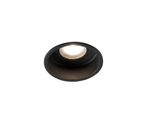 Faro Barcelona 40115 - HYDE R Empotrable negro redondo
