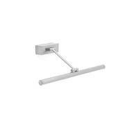 FARO BARCELONA Aplique led para cuadro en metal plateado 45cm