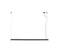 Faro Barcelona 61104 - VICO 1150 Colgante negra con florón empotrable