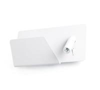 FARO BARCELONA Suau - aplique LED blanco con bandeja integrada