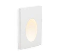 Faro Barcelona 63281 - PLAS Empotrable blanco oval