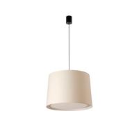 Faro Barcelona 64315-55 - CONGA Colgante simple negra/beige
