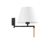 Faro Barcelona 64400-10 - RON Aplique gris oscuro/blanca