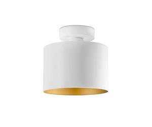 Faro Barcelona 65137 - JANET Plafón oro y blanco