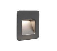 Faro Barcelona 70398 - NASE SQ Empotrable gris oscuro