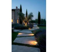 Faro Barcelona 70660 - KANE 1 Empotrable níquel 3000K